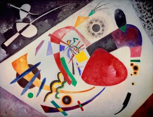 赤い斑点II 作： Wassily Kandinsky